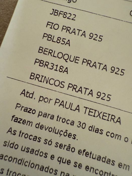 Brincos e colar prata 925 coração de Viana