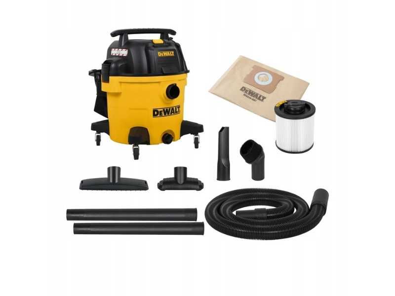 DEWALT Odkurzacz Przemysłowy 1200W 34L Sucho Mokro Gniazdo 2300W