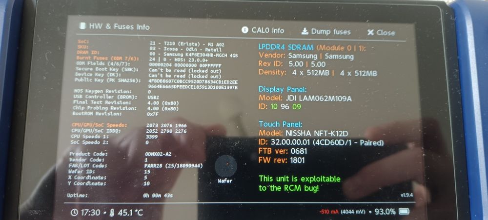 Nintendo Switch V1 CFW