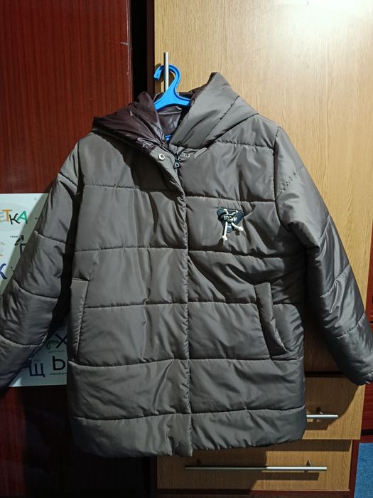 Зимова подовжена куртка,52 рр