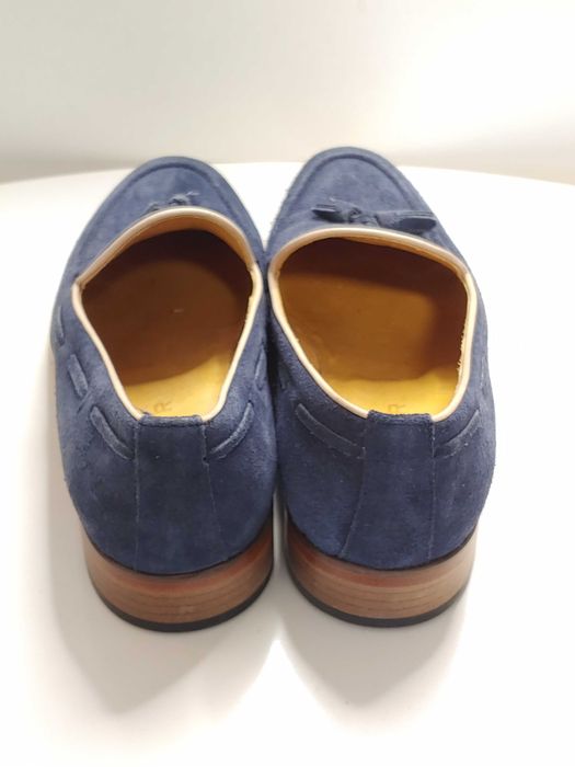 Элегантные мужские туфли лоферы с кисточками Sarar, полностью из кожи