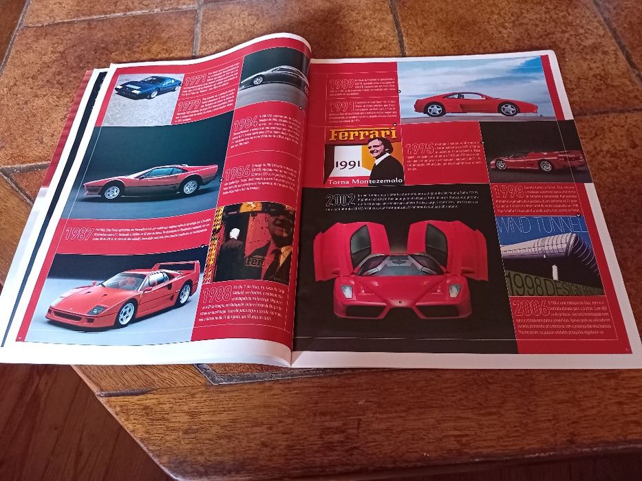Ferrari, tudo sobre Ferrari + Ferrari 60 anos mito, revistas antigas
