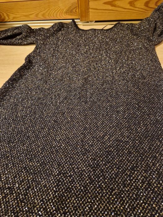 Błyszcząca sukienka Massimo Dutti, rozmiar S