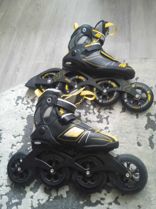Продаються ролики у хорошому стані назва Skate Men's Mod 110 Inline Skate, Gray Black Yellow