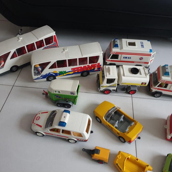 Playmobil samochody mega zestaw +ludziki