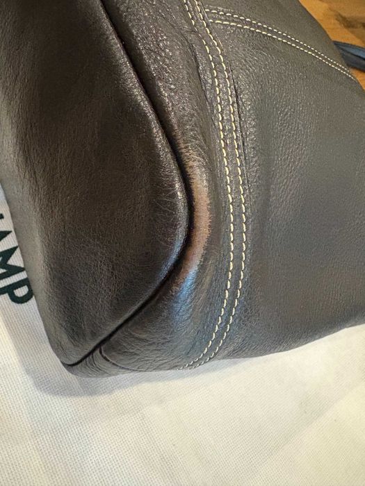 Mala Longchamp em pele original