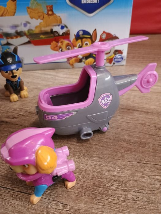 Duży zestaw Psi Patrol Patrolowiec puzzle