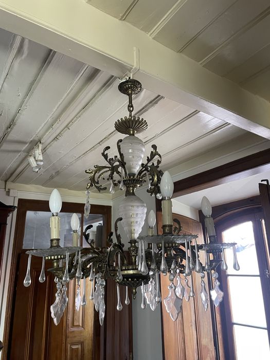 Conjunto 4 candeeiros antigos