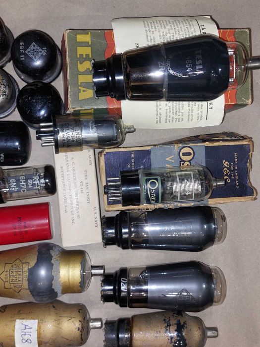 Радиолампы Tesla, Telefunken. RFT. Philips.
