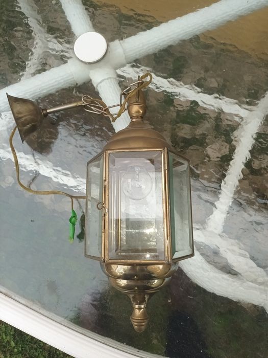 Candeeiro vintage em latão