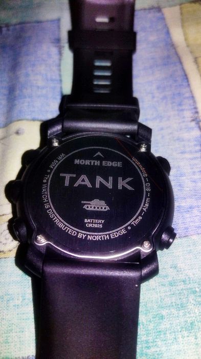 Тактичний водостійкий годинник North Edge Tank 5BAR