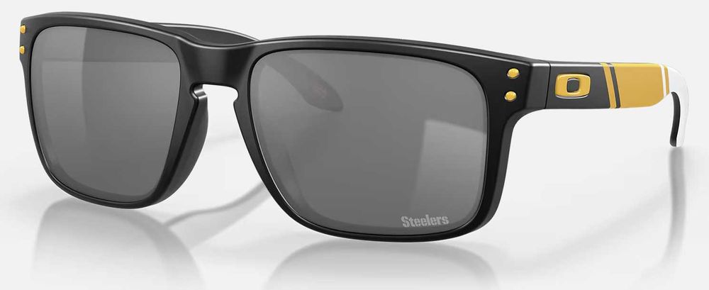 Очки Oakley Holbrook Pittsburgh Steelers с черными линзами Prizm Black