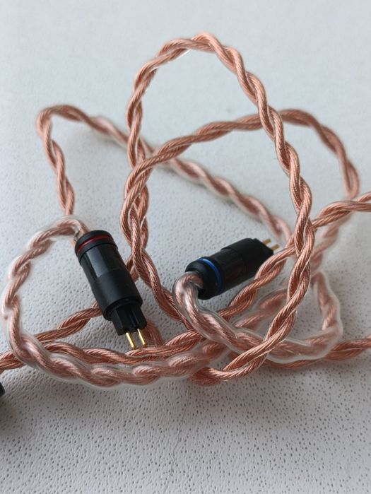 Кабель для навушників NICEHCK GCT4, 2Pin / 2.5 мм