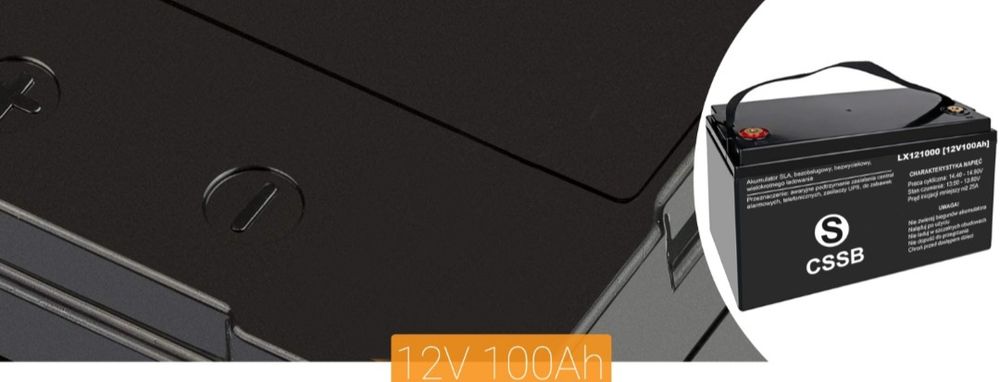 Акумулятор гелевий  Lamex 12 В 100 Ач