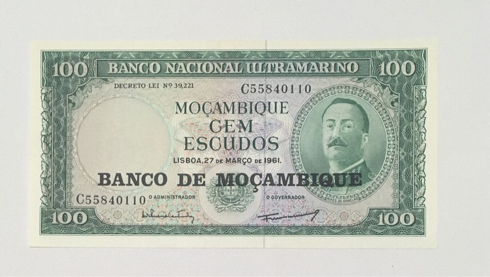 Notas Colónias - Moçambique e Angola