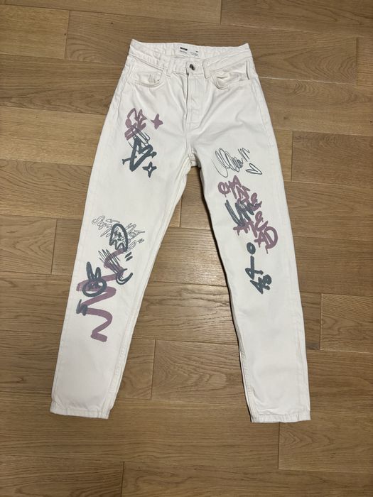 Białe dżinsy damskie