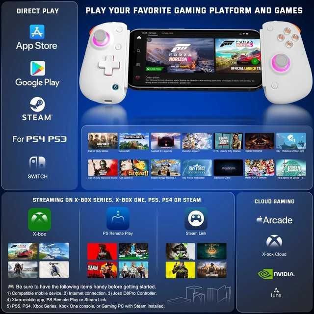 kontroler bezprzewodowy bluetooth ios android PS pc D8 CZARNY Gamepad