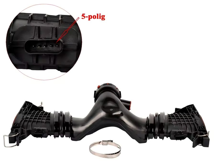 Sensor/Tubo Admissão/ Medidor Massa Ar Mercedes OM642 -4/5 Pins (NOVO)