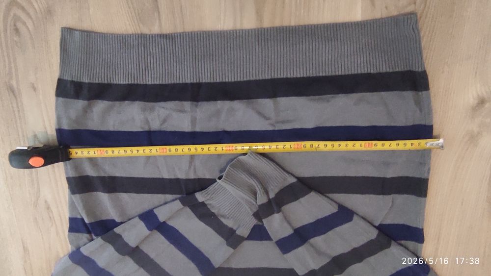 Sweter męski w paski 2XL