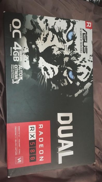 Nowa karta graficzna ASUS Radeon RX 580 DUAL OC 4GB GDDR5 TANIO!!