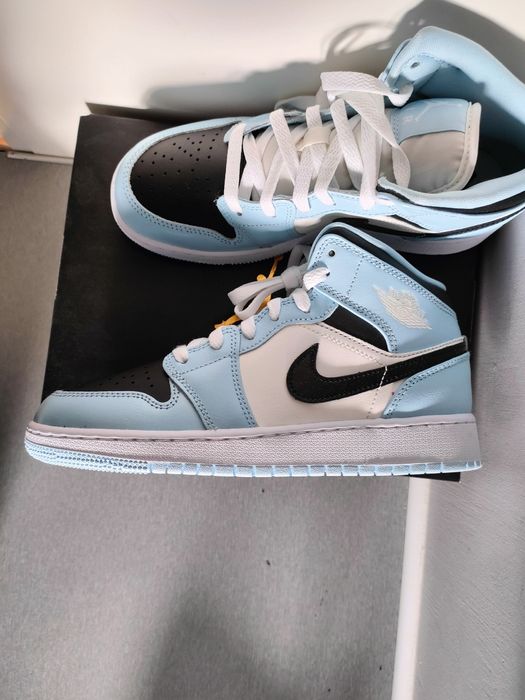 Buty nike air jordan 1 mid ice blue 37.5
