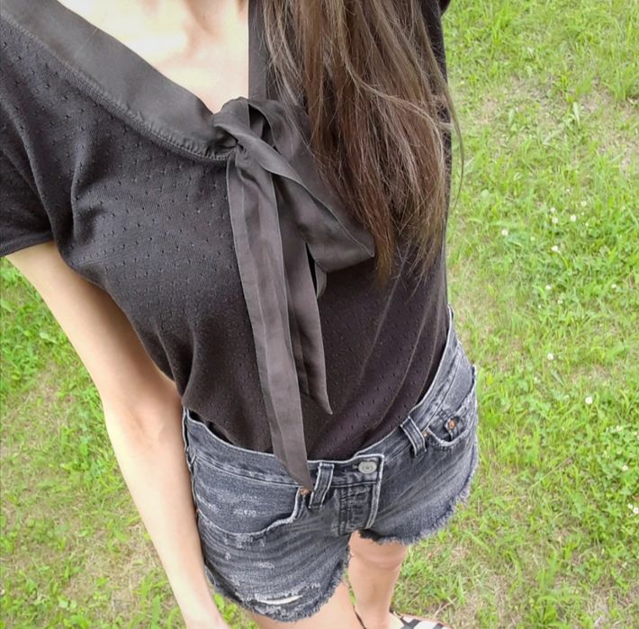 Bluzka Ted Baker bawełna jedwab