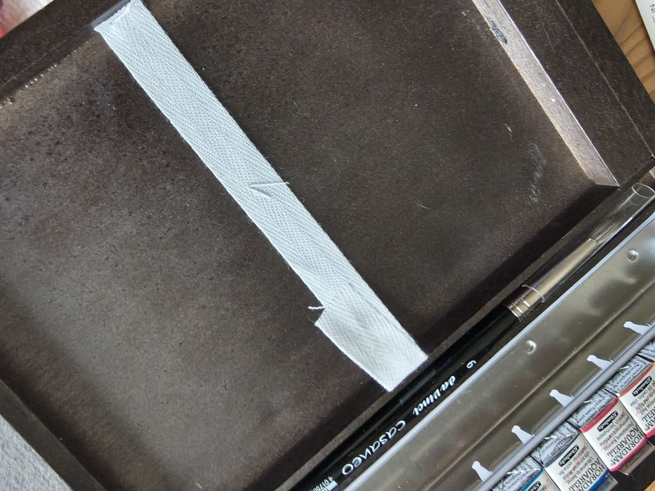 Luksusowy zestaw Schmincke Horadam farby akwarelowe, drewniana kaseta