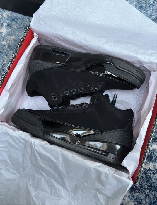 ‼️НОВИНКА Кросівки Jordan 3 Retro Black 41-45