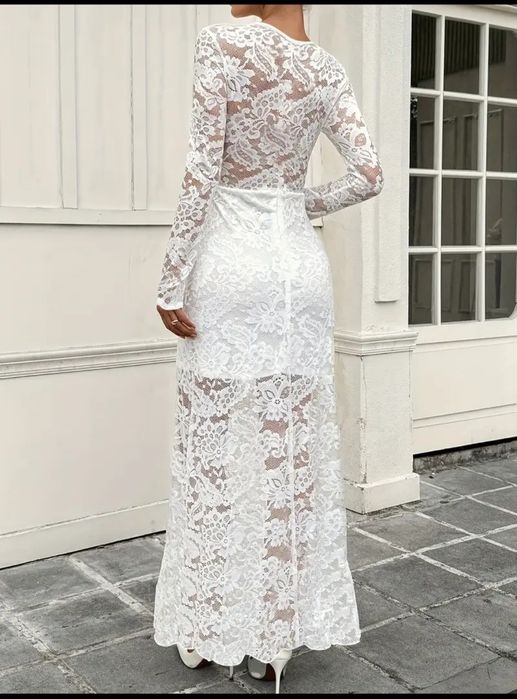 Платье гипюровое