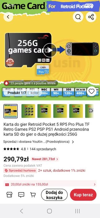 Retroid Pocket 5 Zestaw Okazja