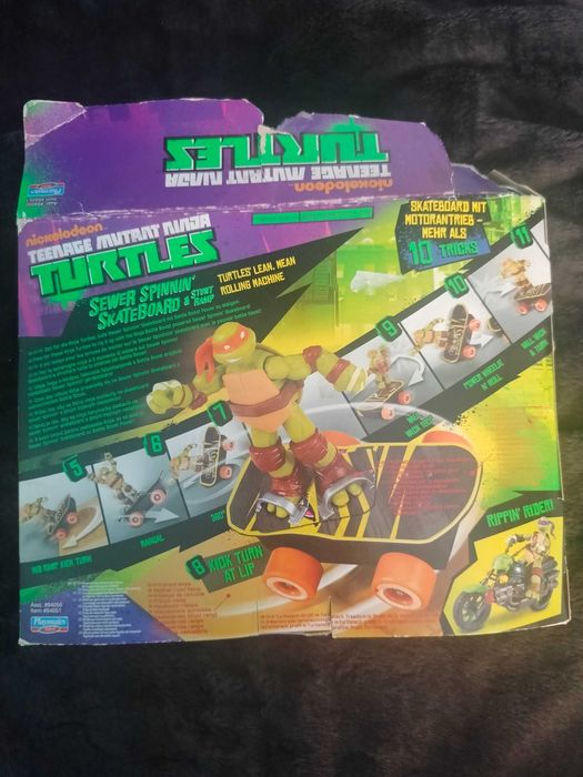 Deskorolka i rampa Żółwi Ninja