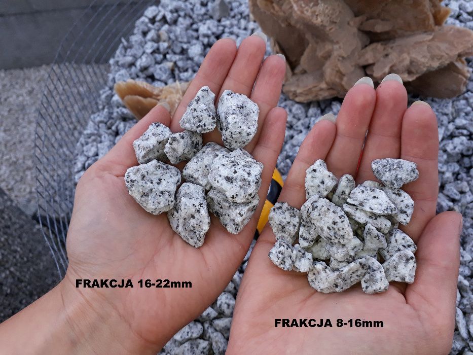 Kamień Ogrodowy Grys granitowy do ogrodu. DOSTAWA KURIER Gratis