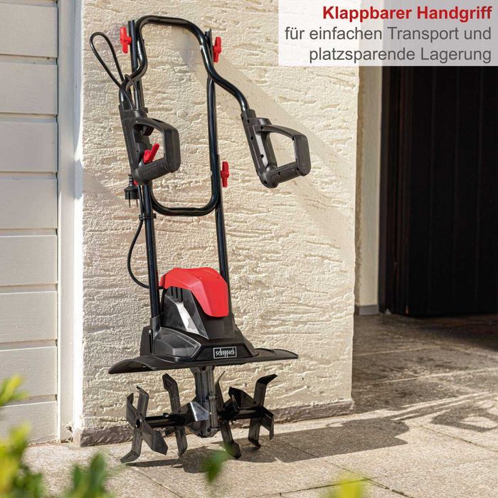 Садовий культиватор Scheppach MTE380 електричний мотоблок