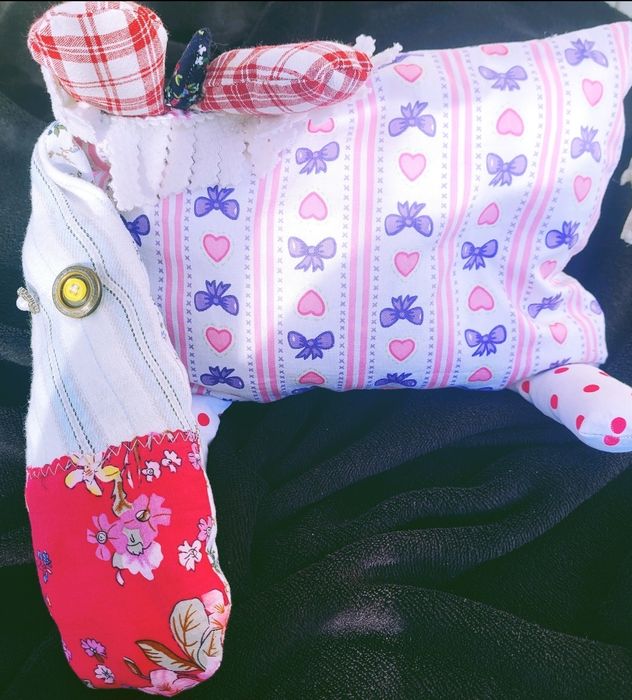 Handmade krowa pluszak maskotka ręcznie wykonana