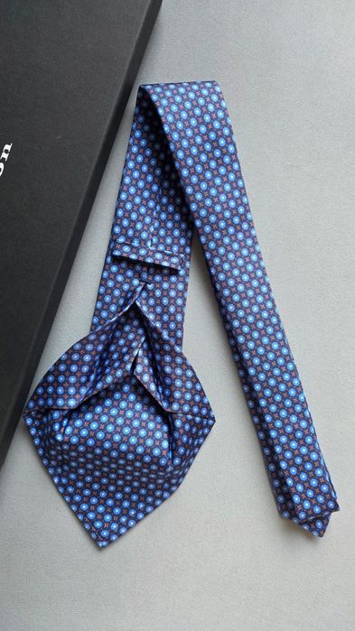 Krawat jedwabny KITON + box