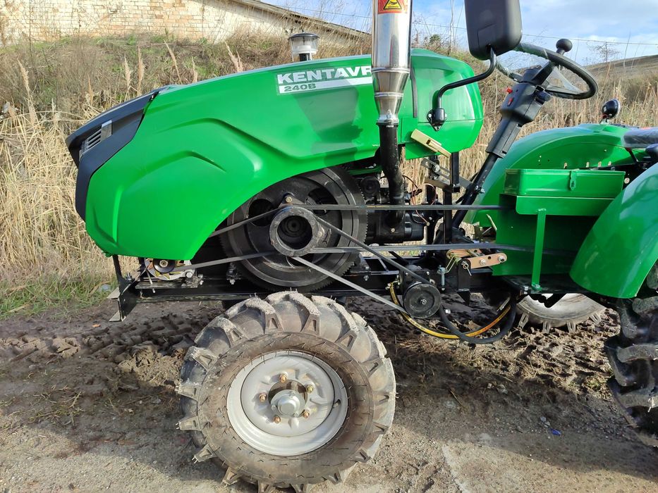 Трактор Кентавр 240В с фрезой и плугом