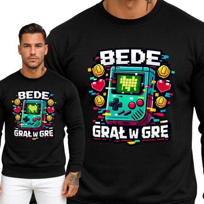 Bluzy męskie z nadrukiem