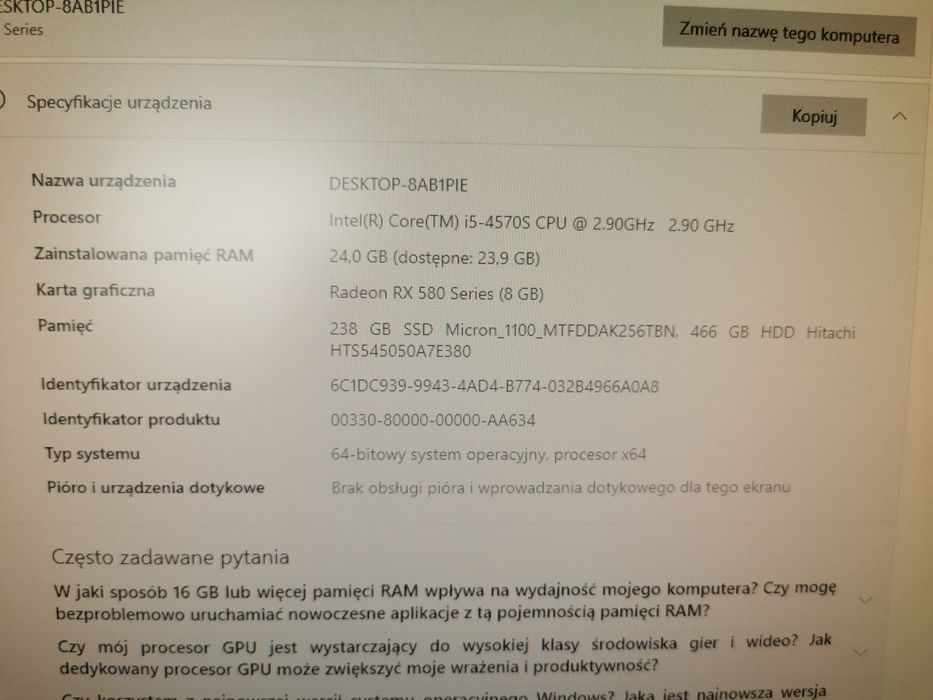 Komputer stacjonarny