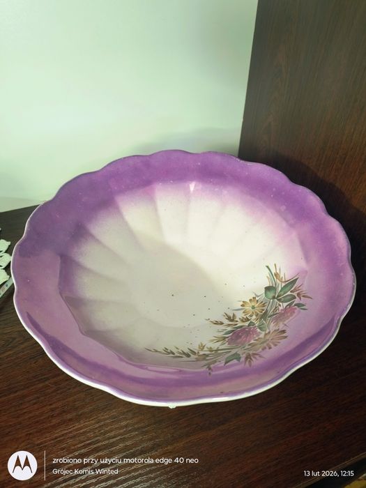 Stara patera fioletowa