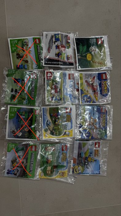 Lego Polybags / Лего Полібеги різних серій