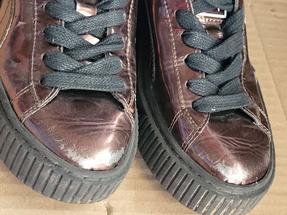 Кеди жіночі Puma Basket Platform Metallic "r37/22sm"