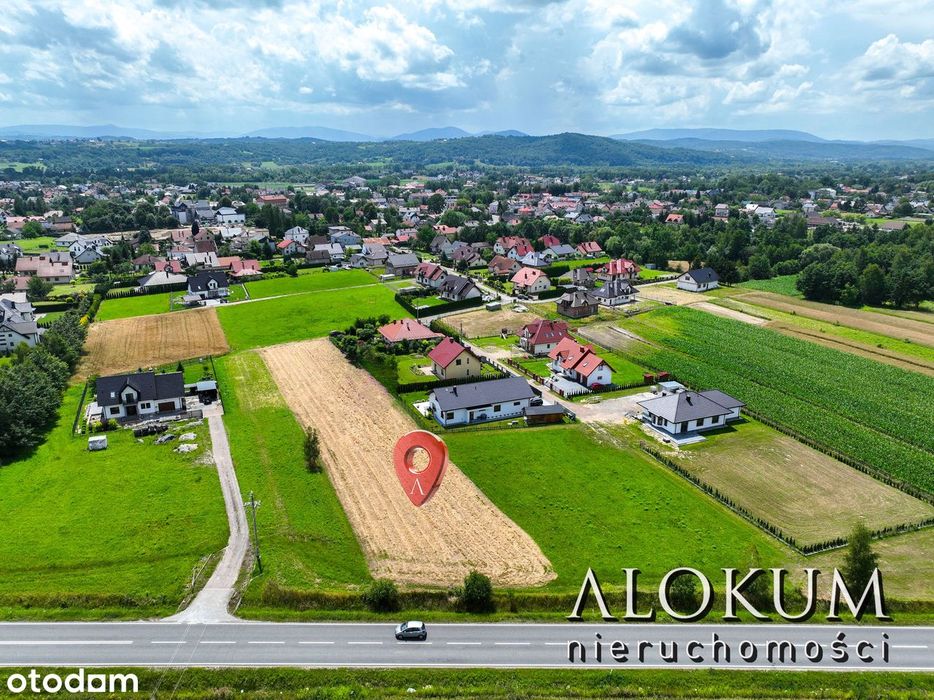 Działka budowlano - rolna Gdów centrum.
