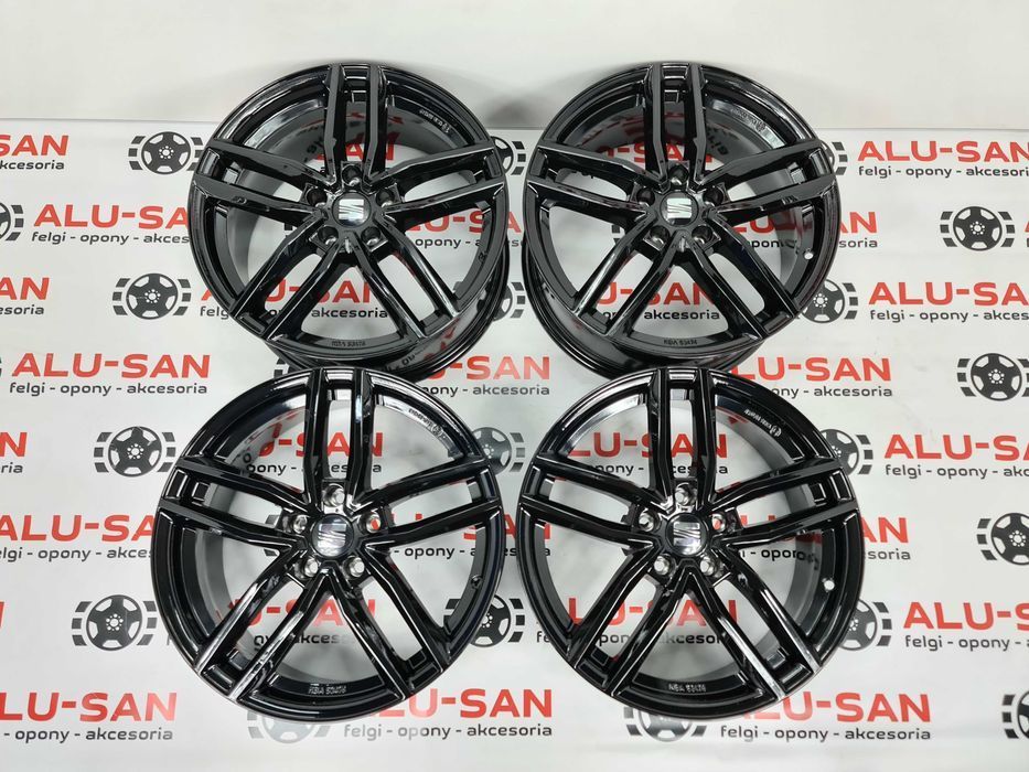 Nowe alufelgi SEAT 18" 5x112 Altea Ateca Exeo Leon Toledo... Czarne