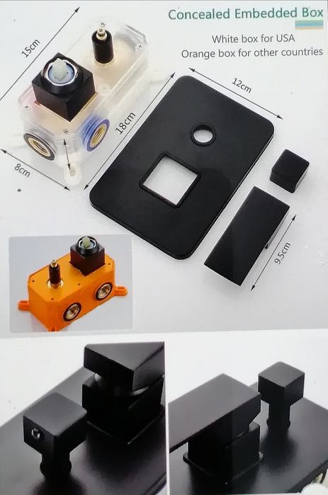 Душова система скритого монтажу MIXXUS KUB