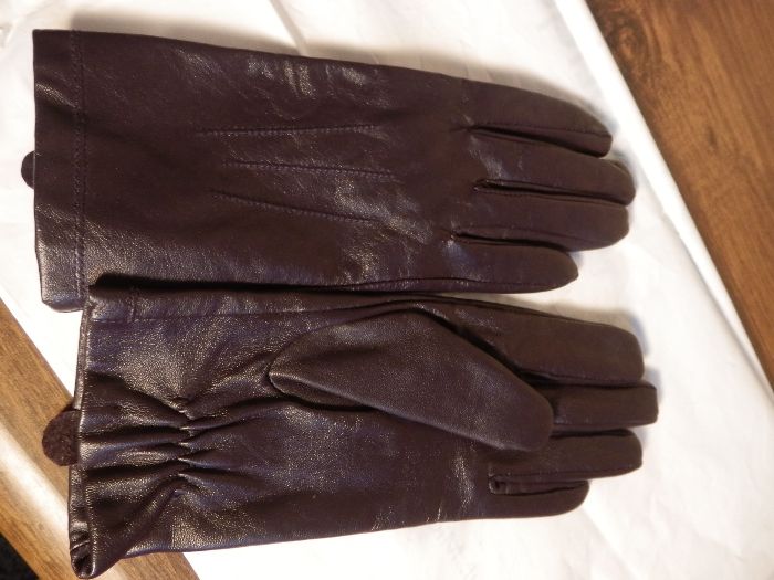 rękawiczki damskie skórzane