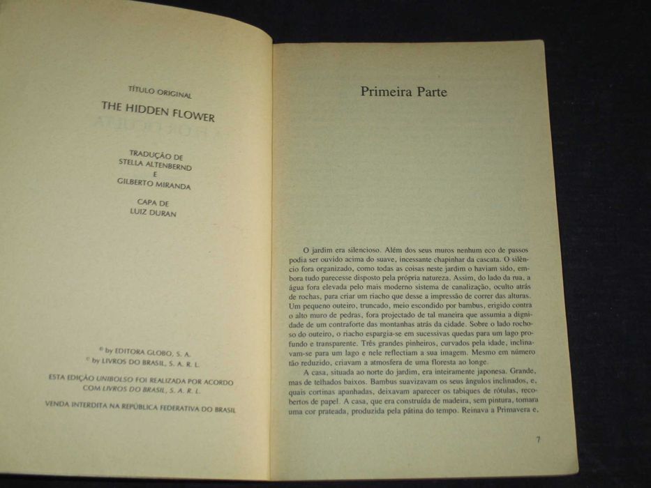 Livro A Flor Oculta Pearl Buck Unibolso