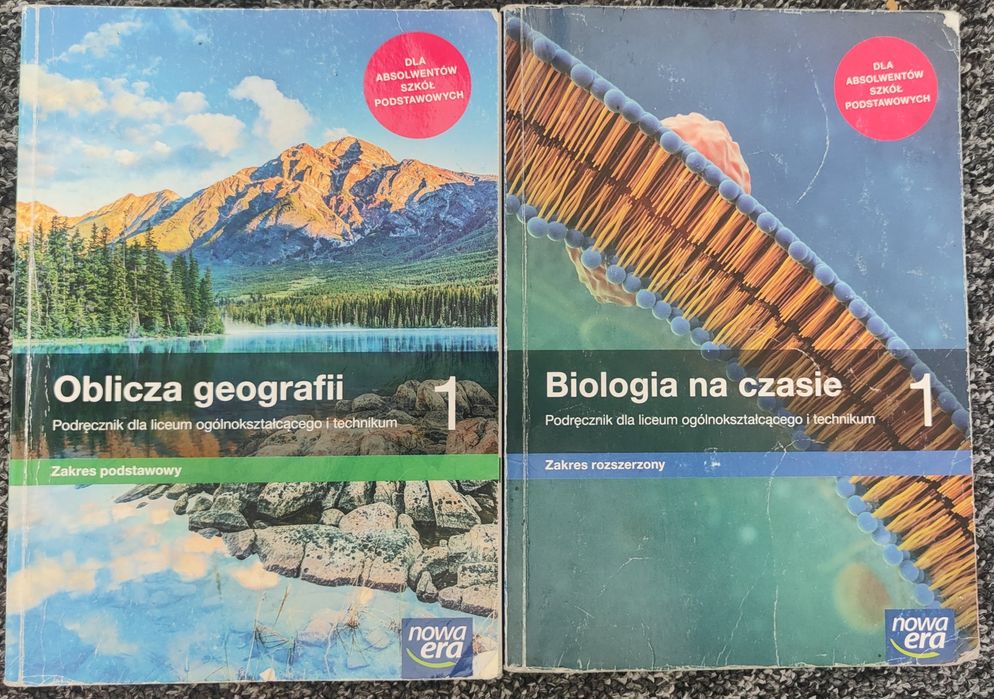 Zestaw podręczników do pierwszej klasy liceum ogólnokształcącego