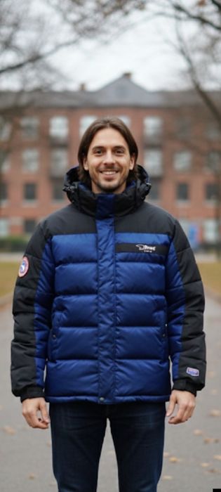 Оригинальная винтажная куртка пуховик Bear USA Expedition 52