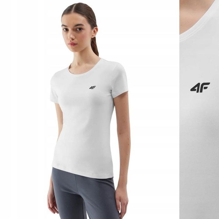 Koszulka Damska 4f T-shirt Podkoszulek Sportowa Na Co Dzień