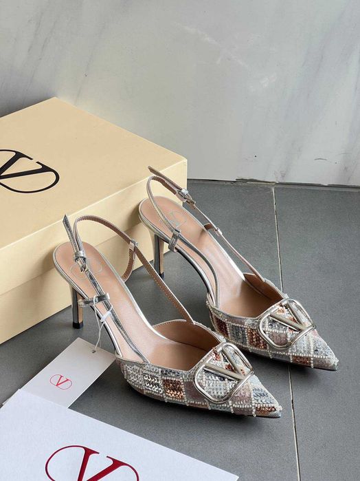 Damskie buty Valentino z cekinami